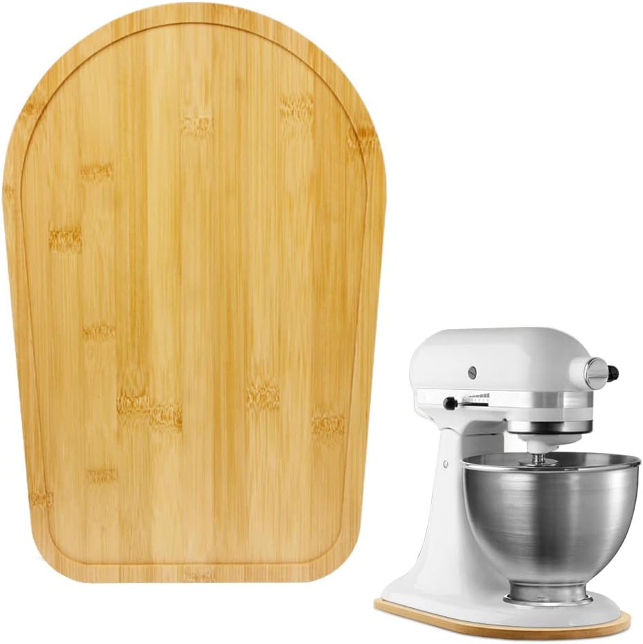 4.5-5 Qt Bamboo Mixer Slider-Appliance Sliderfor Tilt Head Stand Mixer.