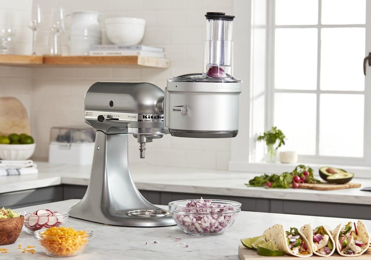 KSM2FPA Food Processor Attachment. Dicing Kit. Silver