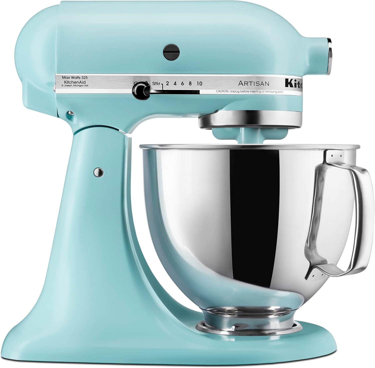5-Qt Artisan Tilt-Head Stand Mixer with Pouring Shield & 3 Essential Attachments - Includes Dough Hook, Flat Beater, Wire Whip | KSM150PSER Heavy-Duty Kitchen Machine for Baking, Dough Kneading