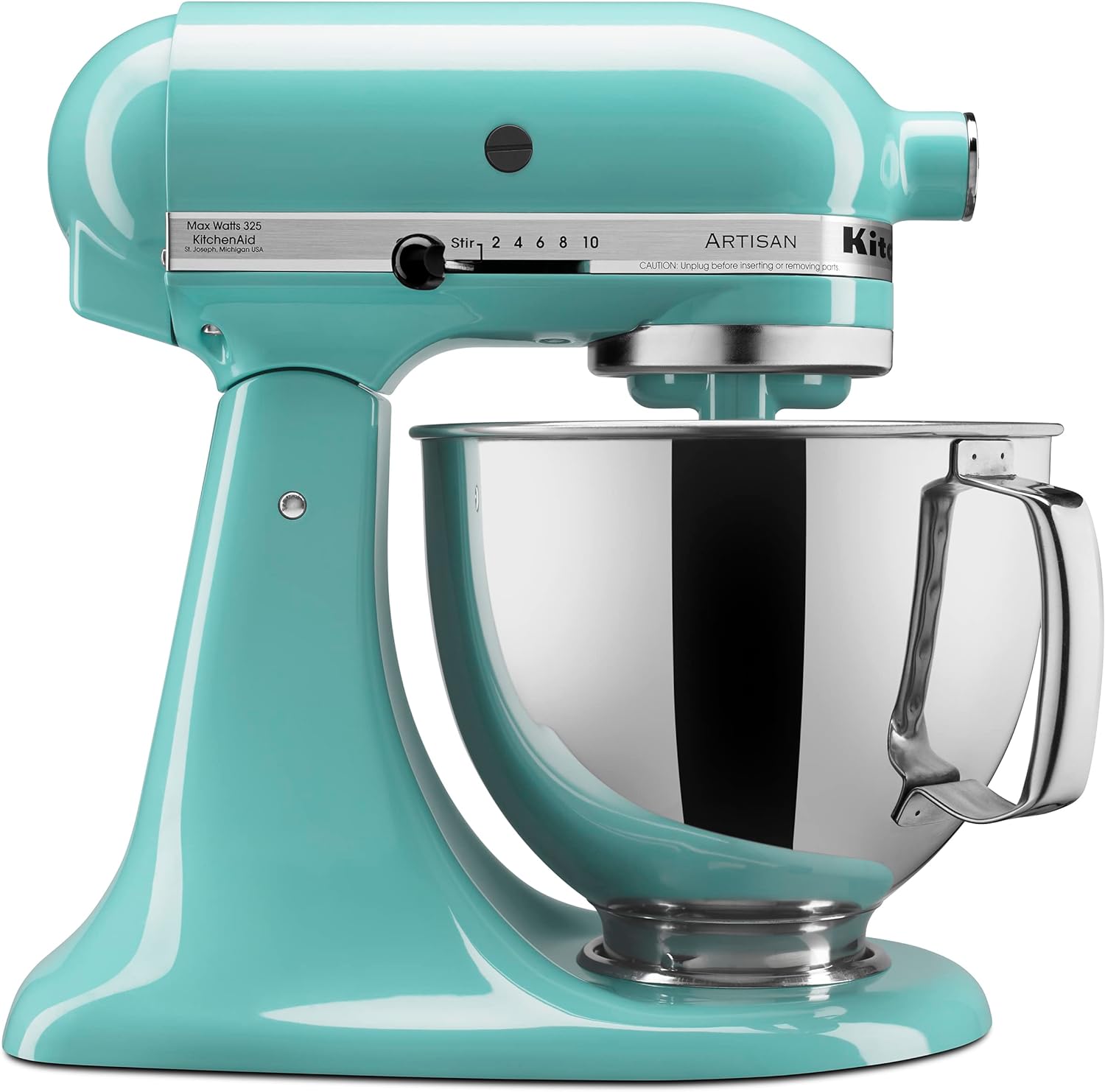 5-Qt Artisan Tilt-Head Stand Mixer with Pouring Shield & 3 Essential Attachments - Includes Dough Hook, Flat Beater, Wire Whip | KSM150PSER Heavy-Duty Kitchen Machine for Baking, Dough Kneading