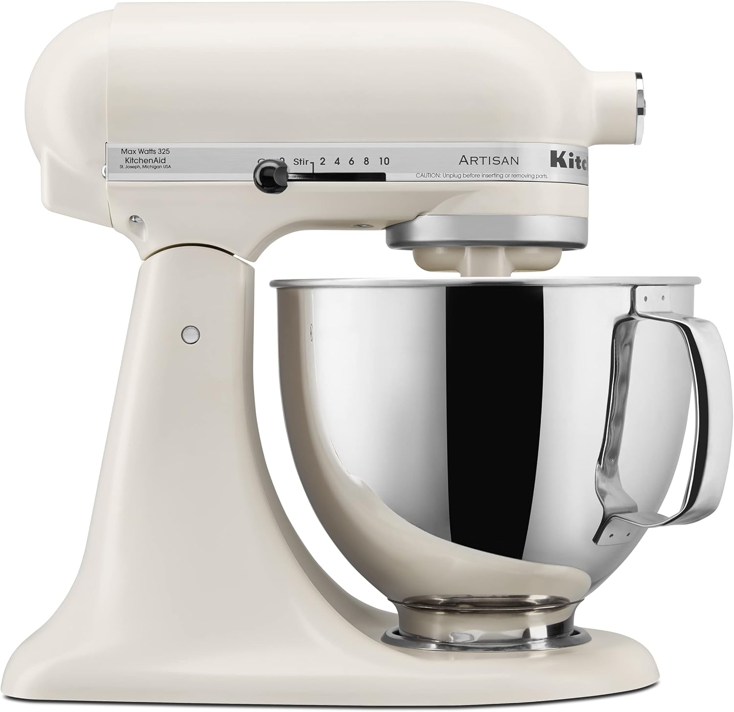 5-Qt Artisan Tilt-Head Stand Mixer with Pouring Shield & 3 Essential Attachments - Includes Dough Hook, Flat Beater, Wire Whip | KSM150PSER Heavy-Duty Kitchen Machine for Baking, Dough Kneading
