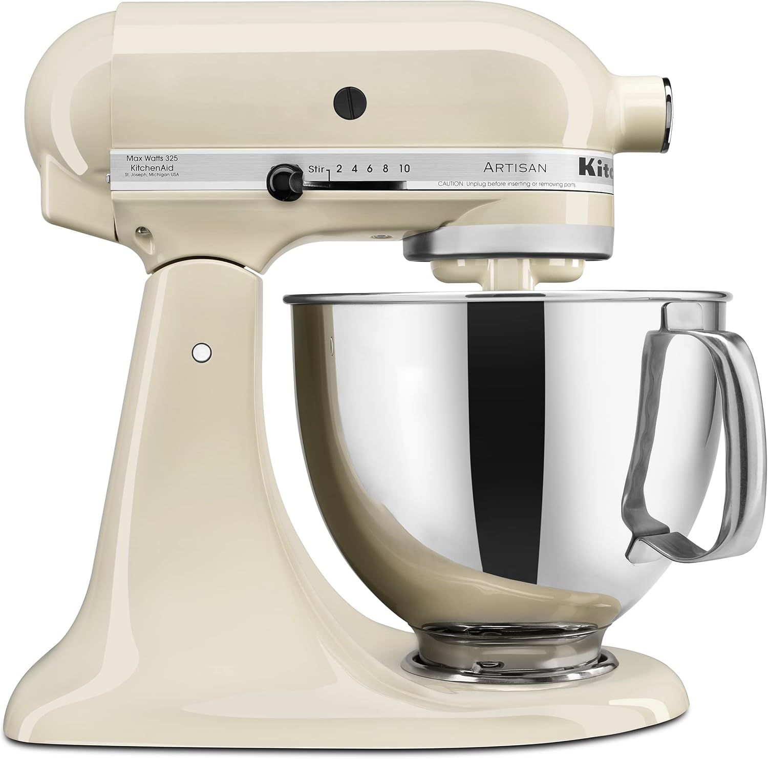 5-Qt Artisan Tilt-Head Stand Mixer with Pouring Shield & 3 Essential Attachments - Includes Dough Hook, Flat Beater, Wire Whip | KSM150PSER Heavy-Duty Kitchen Machine for Baking, Dough Kneading