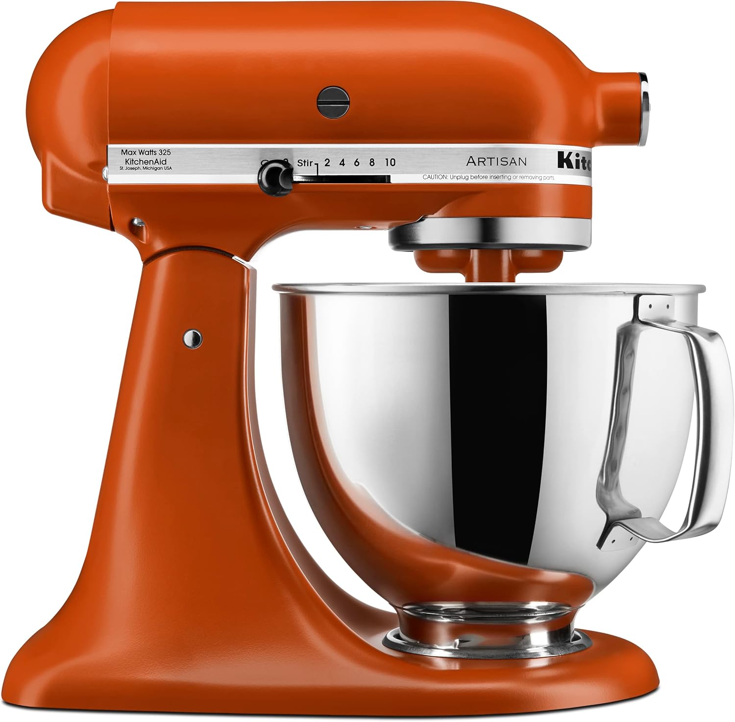 5-Qt Artisan Tilt-Head Stand Mixer with Pouring Shield & 3 Essential Attachments - Includes Dough Hook, Flat Beater, Wire Whip | KSM150PSER Heavy-Duty Kitchen Machine for Baking, Dough Kneading