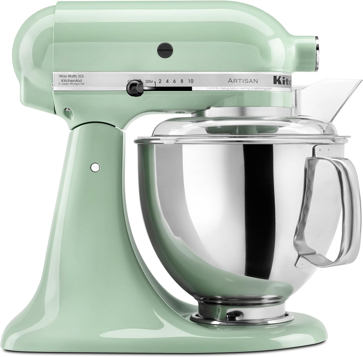 5-Qt Artisan Tilt-Head Stand Mixer with Pouring Shield & 3 Essential Attachments - Includes Dough Hook, Flat Beater, Wire Whip | KSM150PSER Heavy-Duty Kitchen Machine for Baking, Dough Kneading