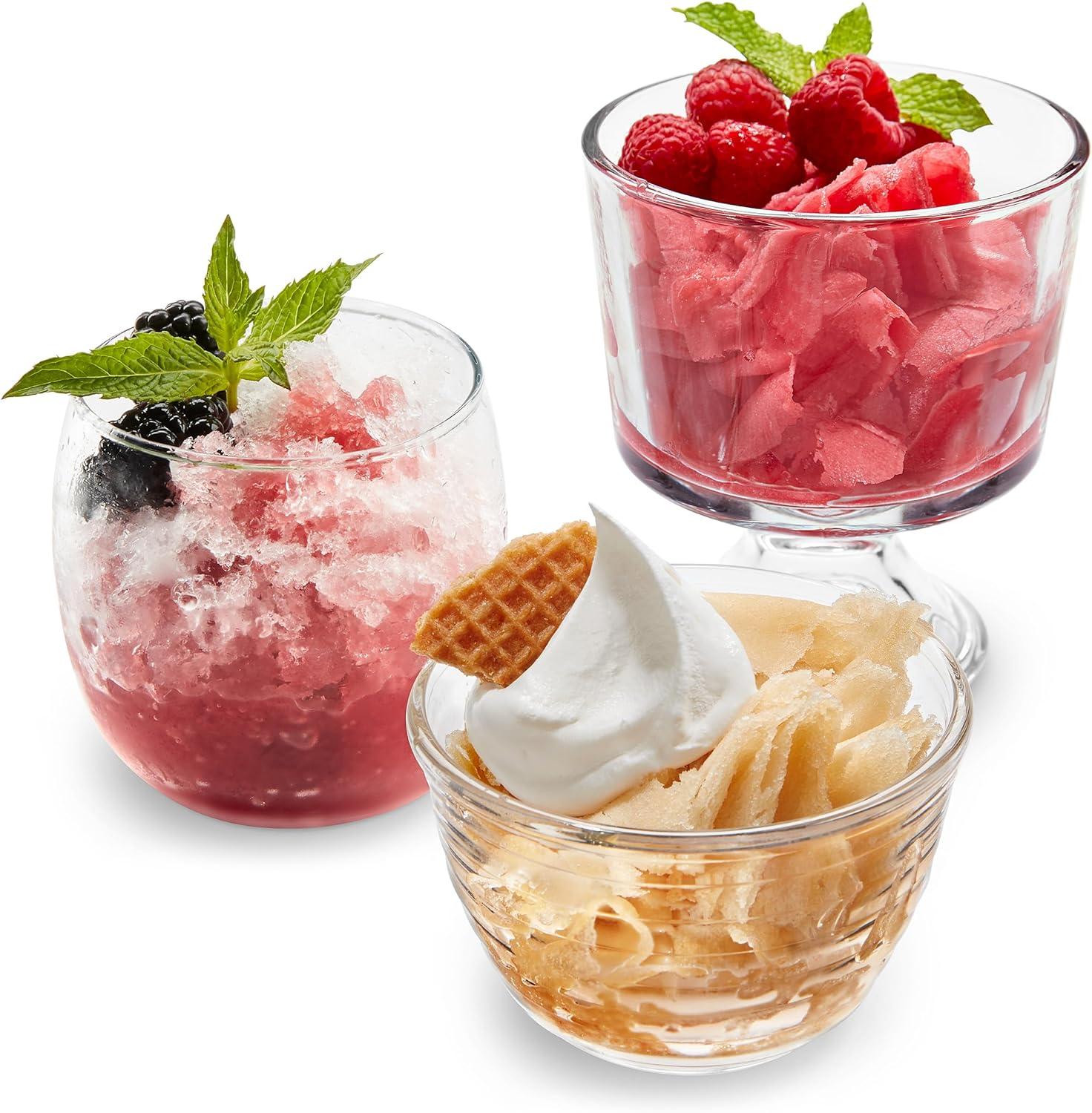 Shave Ice Attachment. KSMSIA. White. 4 Molds