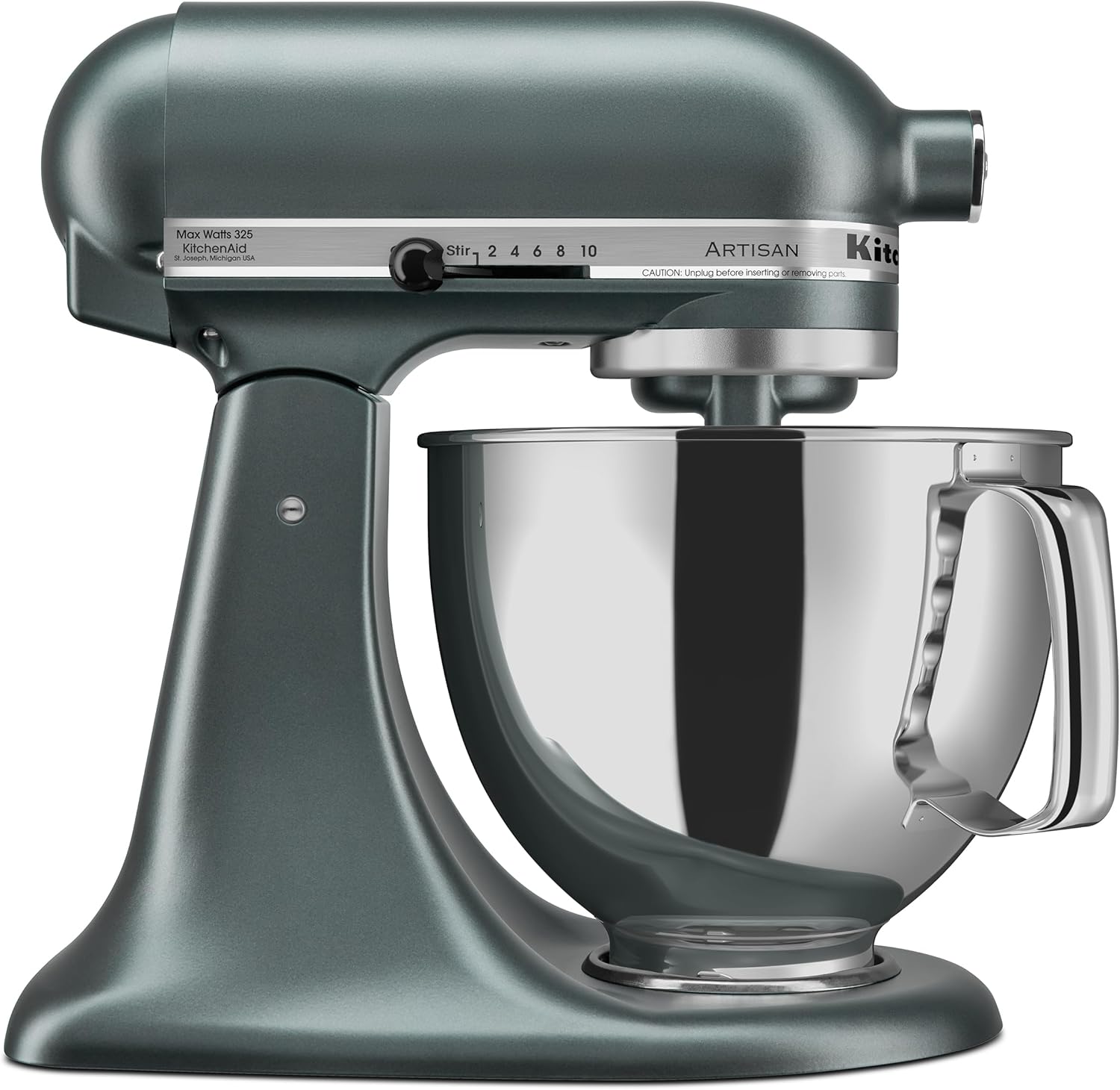 5-Qt Artisan Tilt-Head Stand Mixer with Pouring Shield & 3 Essential Attachments - Includes Dough Hook, Flat Beater, Wire Whip | KSM150PSER Heavy-Duty Kitchen Machine for Baking, Dough Kneading